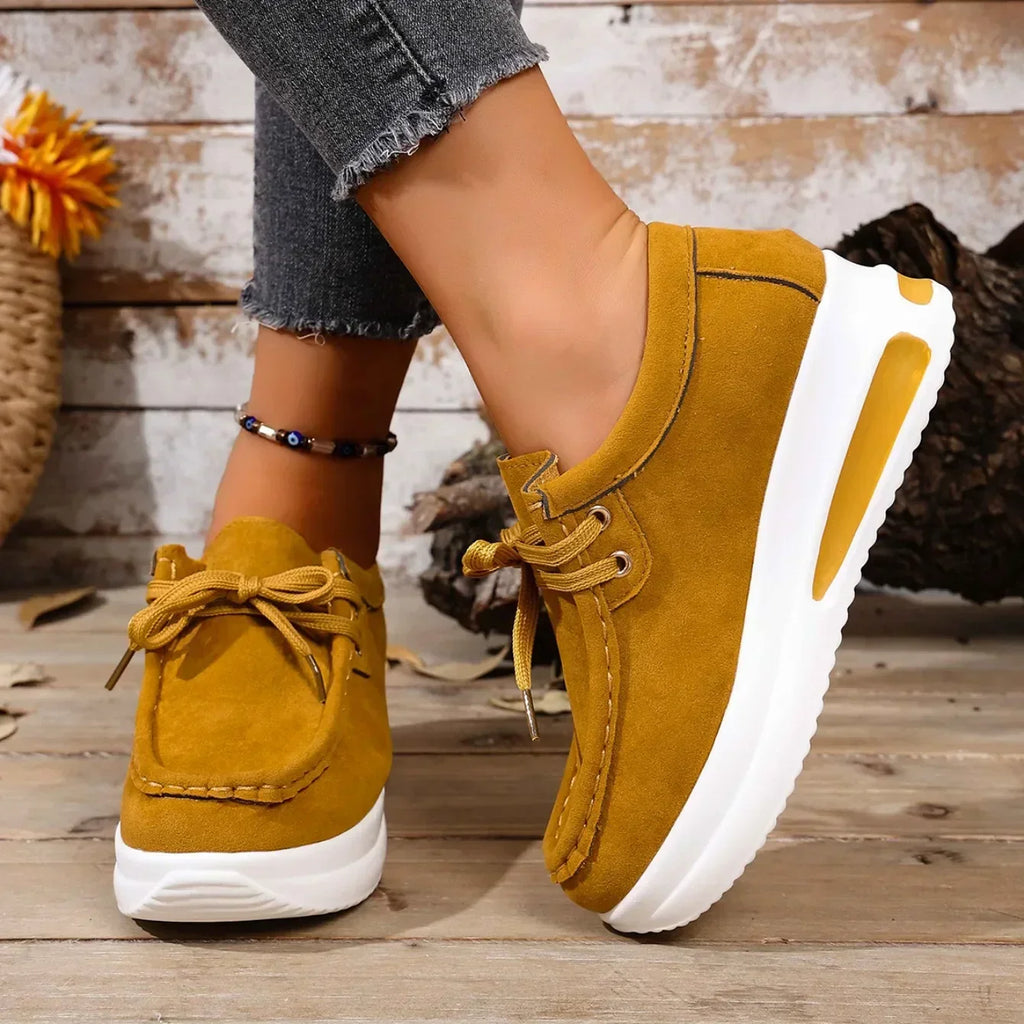 Aldwyn | Women's Platform Wedge Sneakers Lace-Up - Image 8