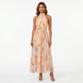 Arvelle | Women's Evening Gown Halter Neck Maxi Dress - Image 1
