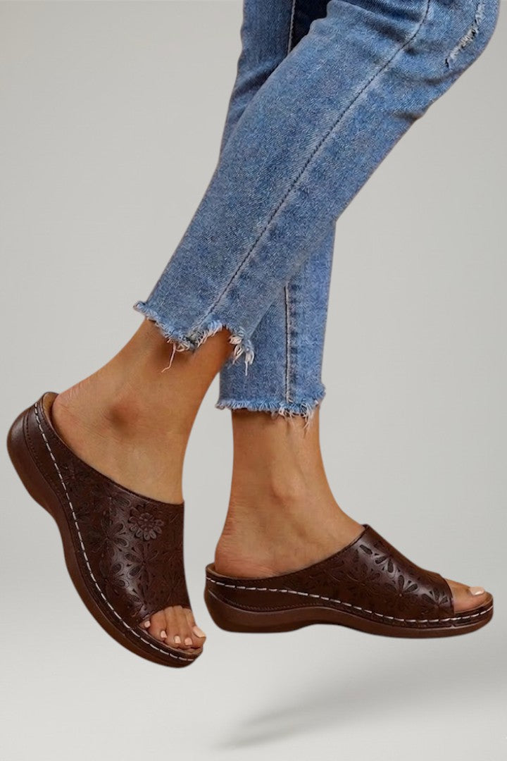Arvosa | Women's Slide Sandals Wedge - Image 1