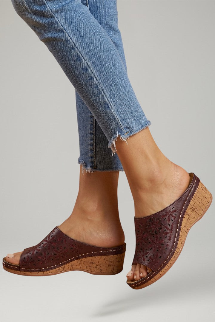 Arvosa | Women's Slide Sandals Wedge - Image 5
