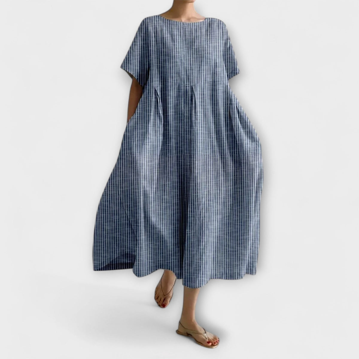 Caldwell | Women's Relaxed Fit Pleated Maxi Dress - Image 2