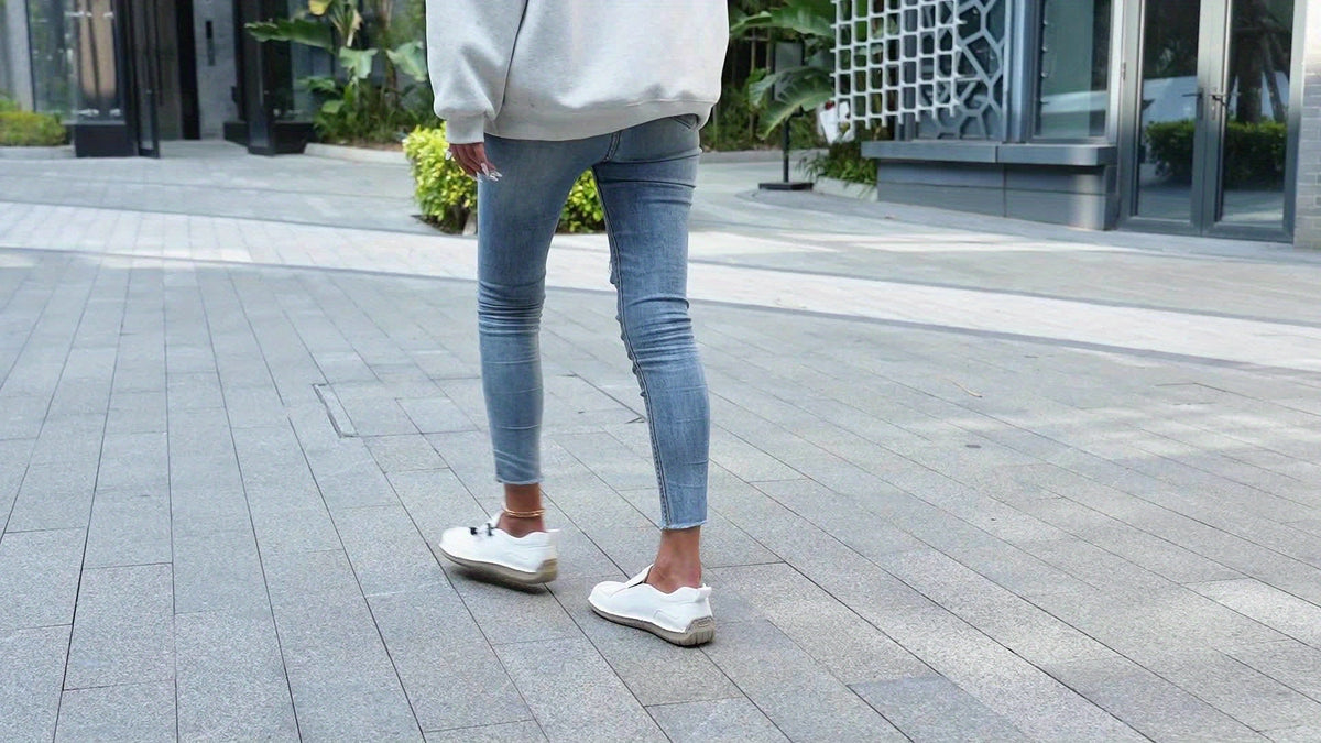 Calveth | Women's Orthopedic Slip-On Sneakers - Beige - Image 6