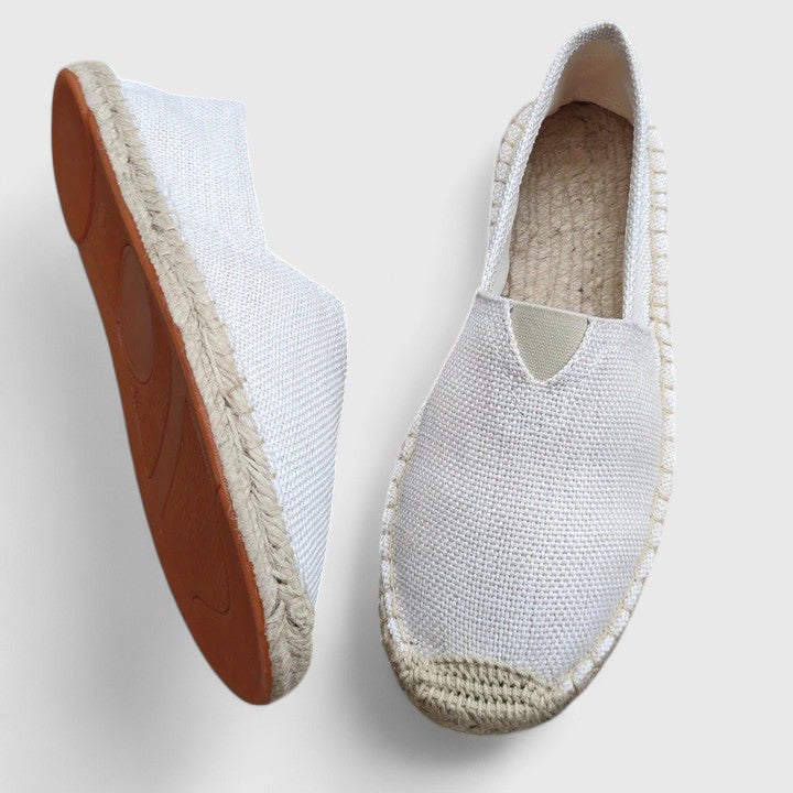 Calveth | Women's Slip-On Espadrilles Flat - White - Image 1