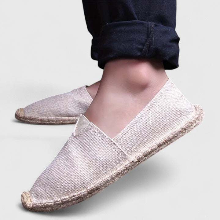 Calveth | Women's Slip-On Espadrilles Flat - White - Image 9