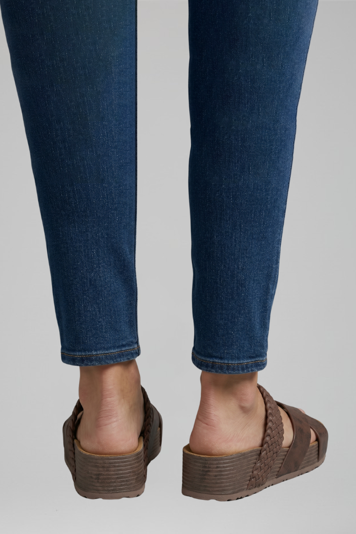 Calveth | Women's Woven Platform Sandals - Dark Brown - Image 5