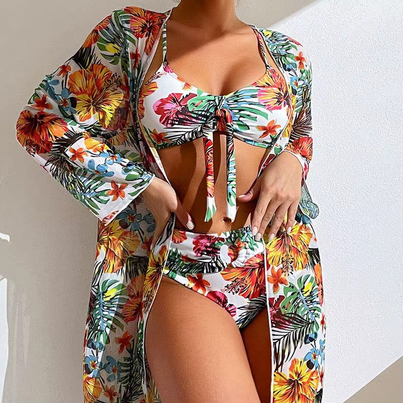 Calvindra | Women's Bikini Set with Cover-Up - Image 6