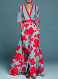 Calvorne | Women's Wrap Maxi Dress - Image 1
