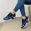 Calvorra | Women's Orthopedic Sneakers - Navy - Image 1