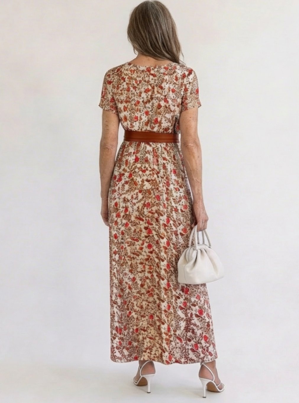 Colvara | Women's Print Maxi Dress - Image 3