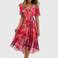 Coralie | Women's Casual Summer Midi Dress - Image 1