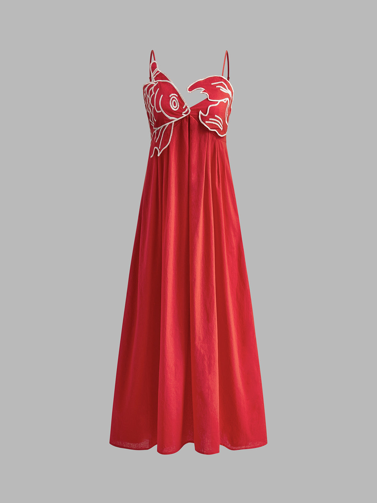 Corinna | Women's Casual Summer Maxi Dress - Red - Image 6