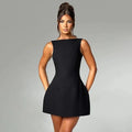 Corvelle | Women's Cocktail Dress Mini - Black - Image 7