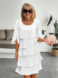 Corvina | Women's Christmas Party Dress Tiered Ruffle - Image 1