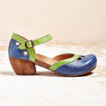 Corvinda | Women's Block Heel Sandals Ankle Strap - Image 6