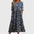 Calvorne | Women's Print Midi Dress - Image 1