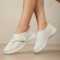 Delvorne | Women's Orthopedic Sneakers Mesh Slip-On - Cream - Image 1
