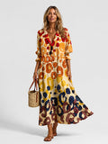 Floriven | Women's Printed Midi Dress - Image 1