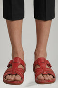 Halvara | Women's Orthopedic Sandals Open Toe - Red - Image 1