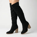 Halvara | Women's Over-the-Knee Block Heel Boots - Image 1