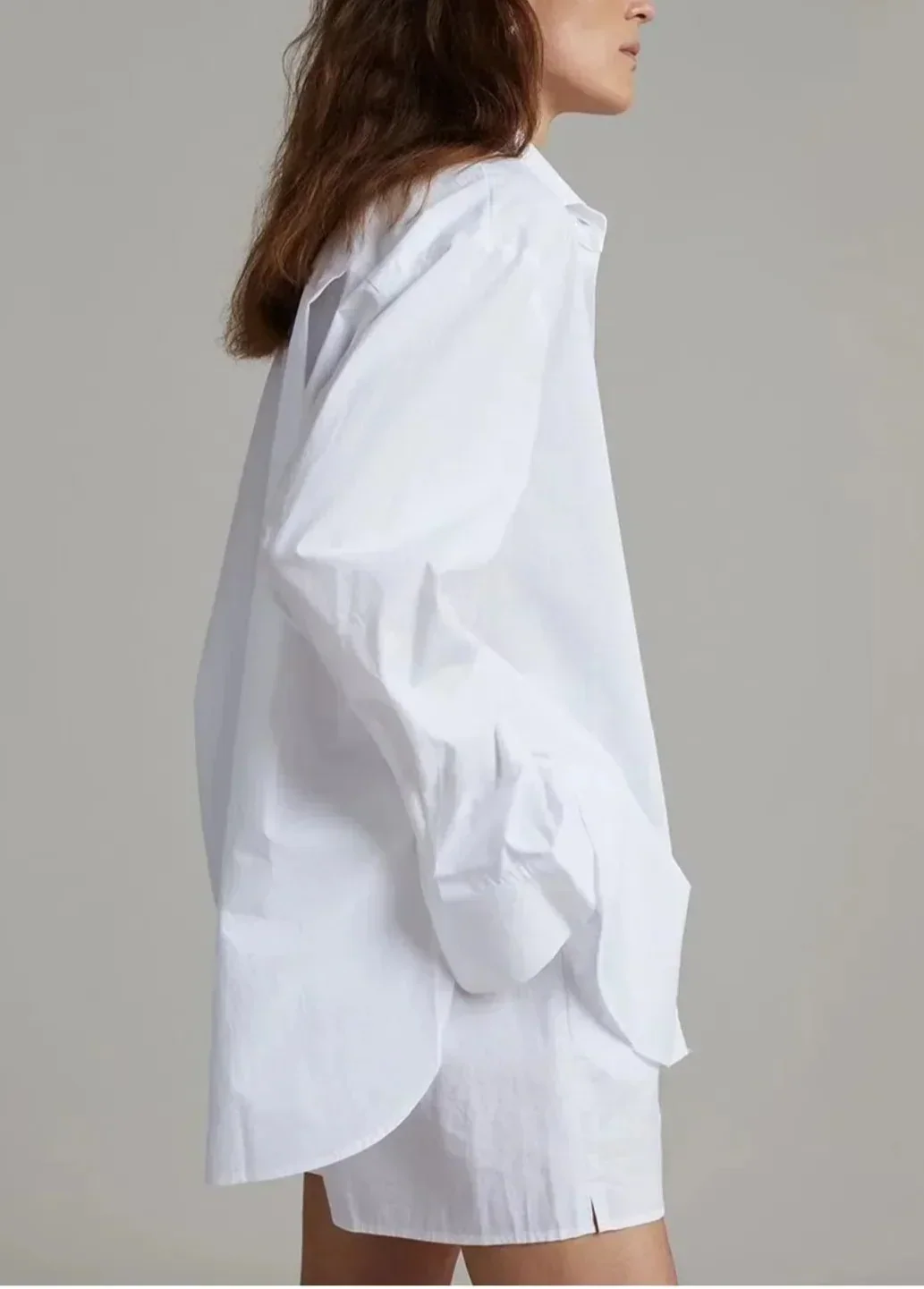 Halverne | Women's Linen Co-ord Shirt & Shorts Set - Brown - Image 12