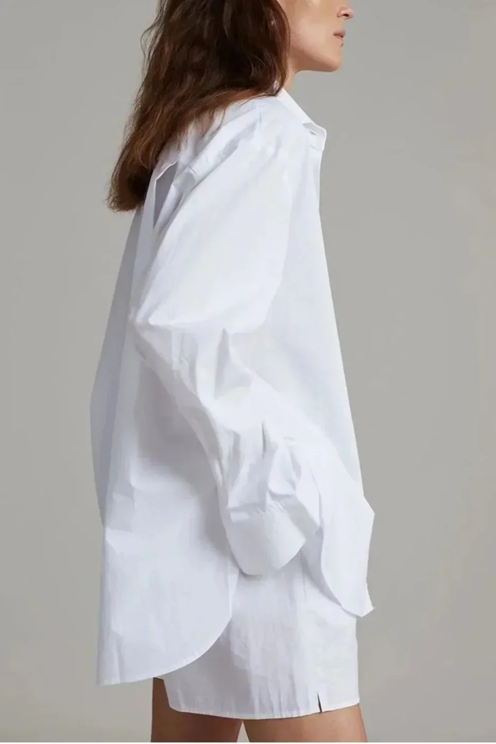 Halverne | Women's Linen Co-ord Shirt & Shorts Set - Brown - Image 15