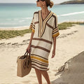 Halvorne | Women's Midi Dress Relaxed Fit - Image 1