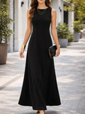 Lorinda | Women's Sleeveless Maxi Dress - Red - Image 6