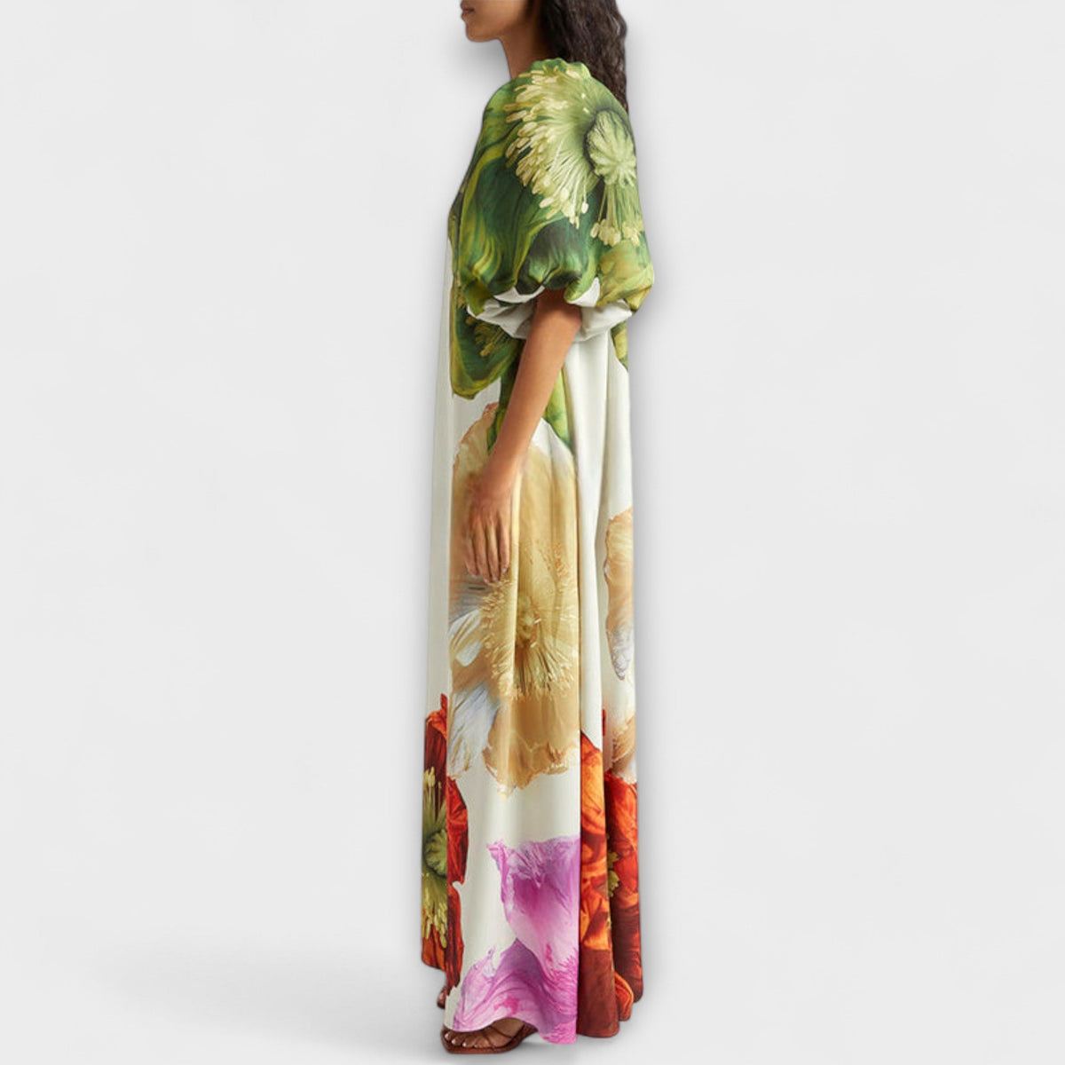 Lorvaine | Women's Floral Maxi Dress Off-Shoulder - Image 4
