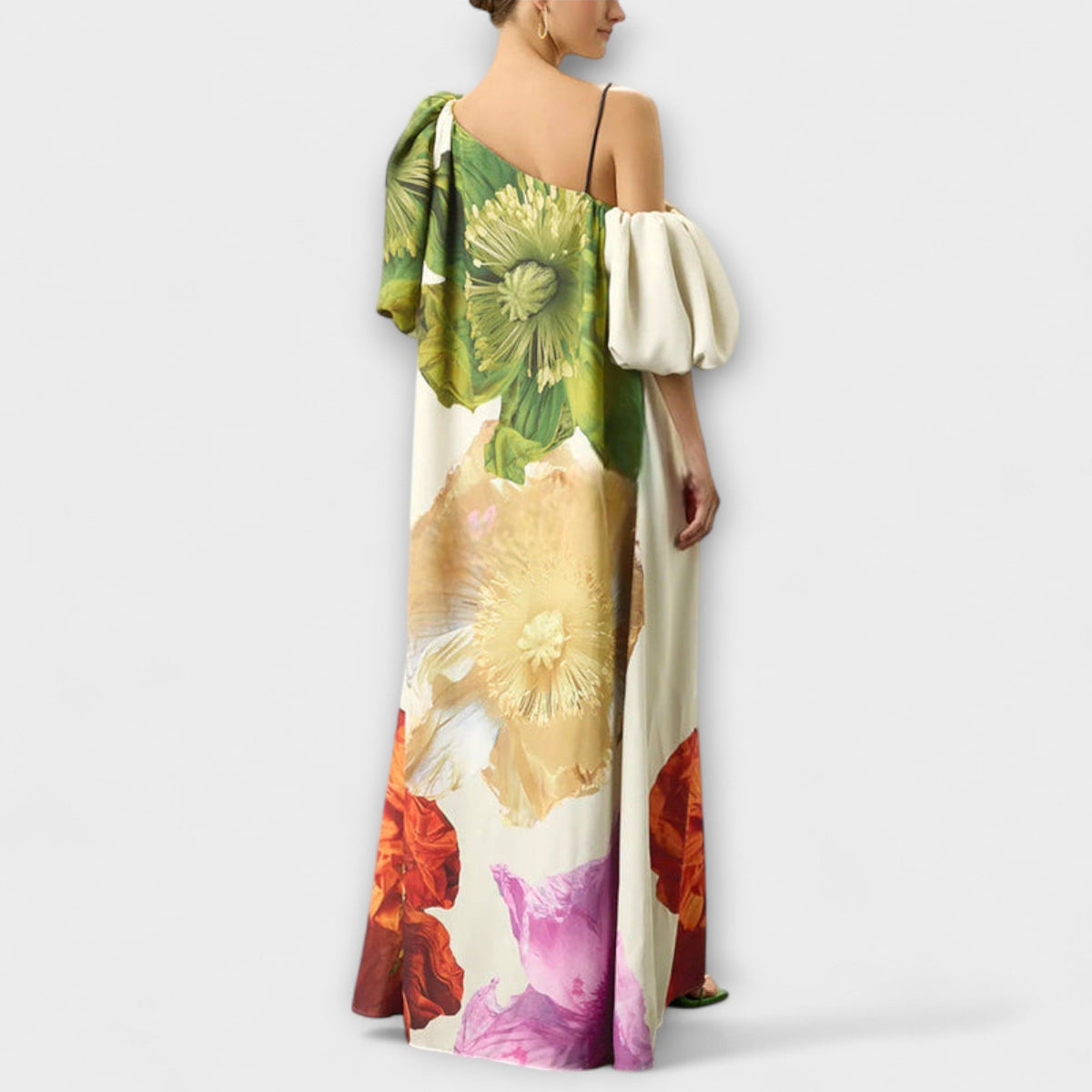 Lorvaine | Women's Floral Maxi Dress Off-Shoulder - Image 5