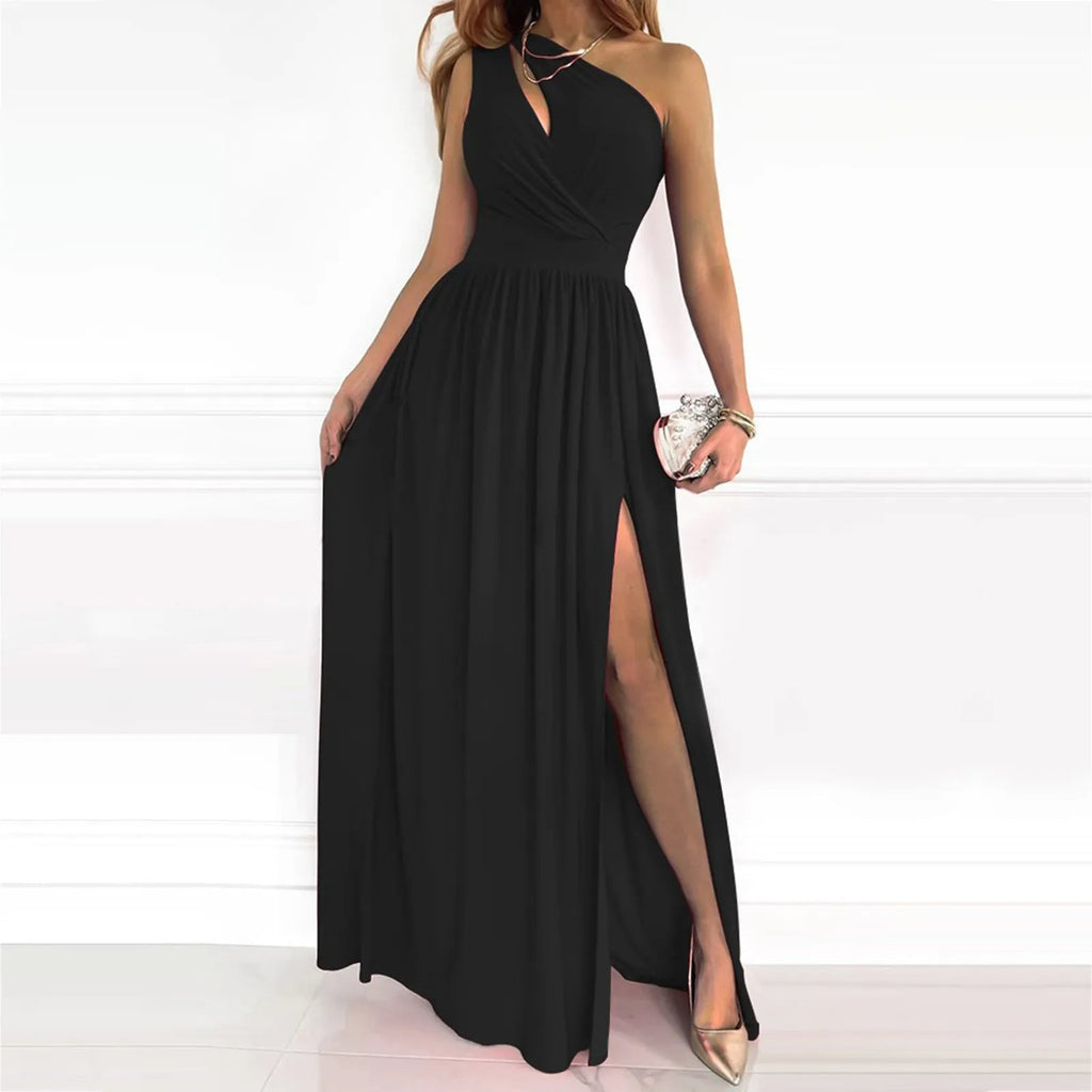 Marvelle | Women's Christmas Party Dress Maxi Gown - Black - Image 1