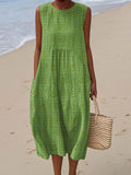 Orlaine | Women's Sleeveless Midi Dress - Image 1
