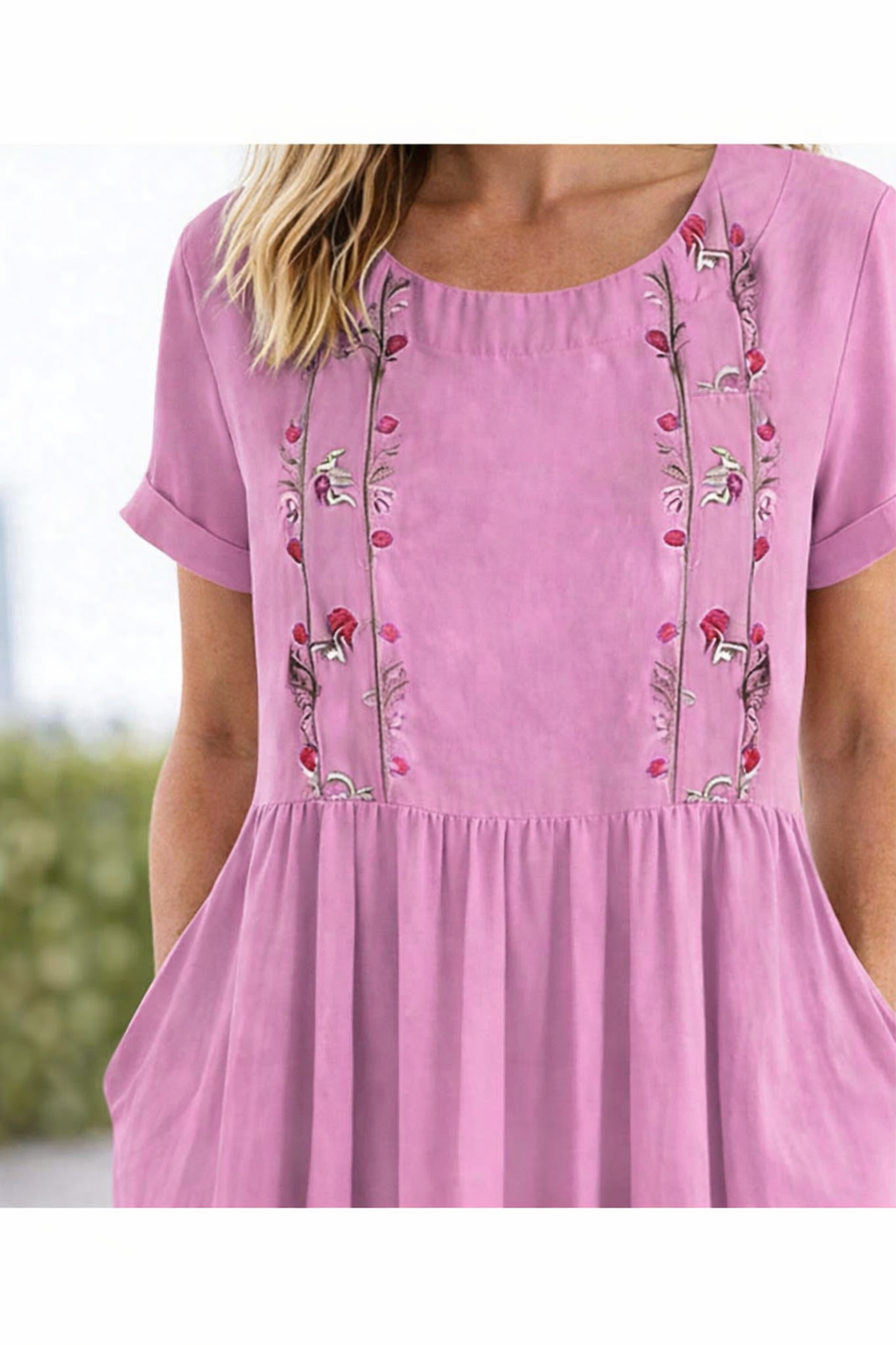 Orvina | Women's Midi Dress Embroidery - Image 10