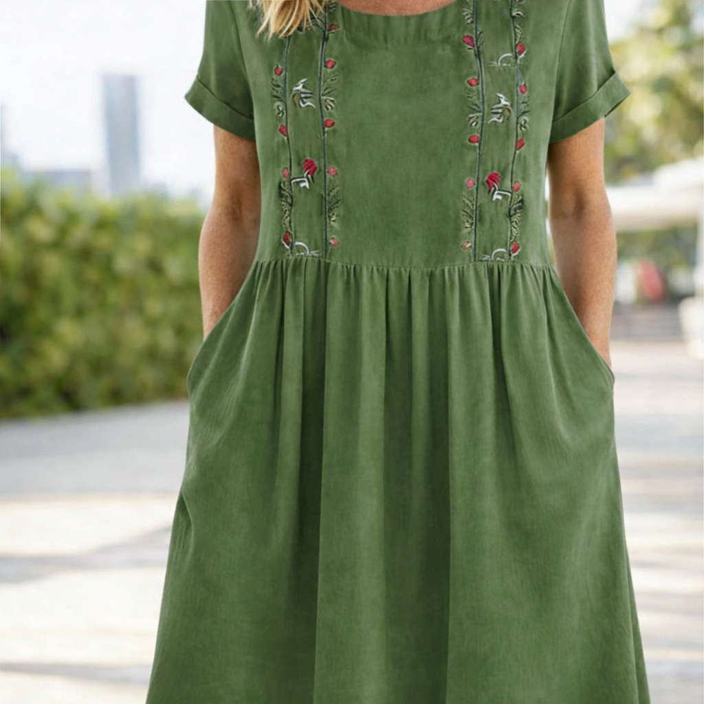 Orvina | Women's Midi Dress Embroidery - Image 11