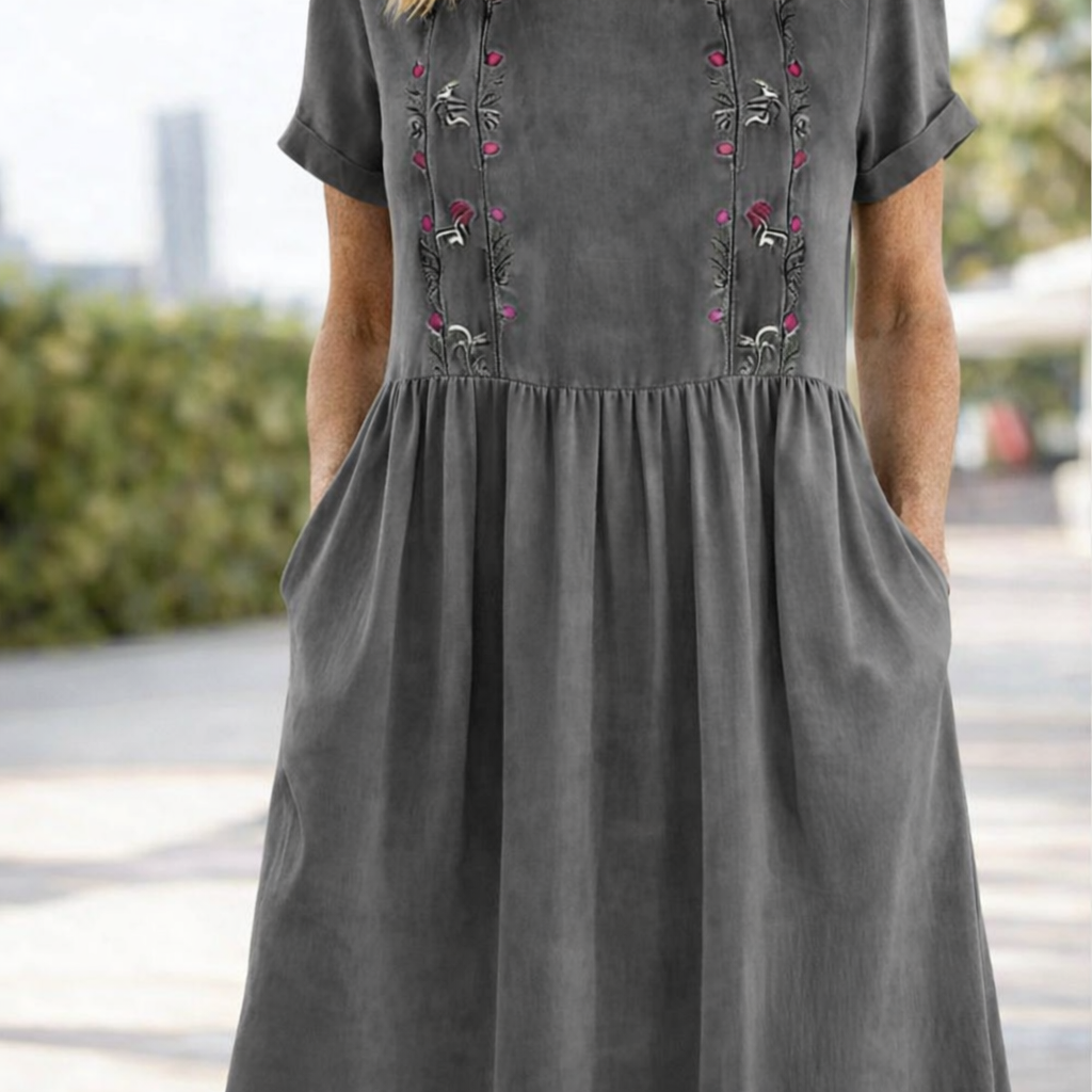 Orvina | Women's Midi Dress Embroidery - Image 12