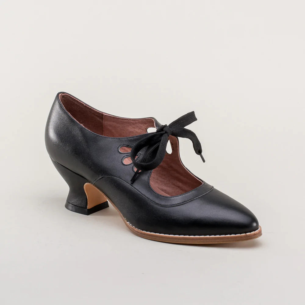 Orvindel | Women's Lace-Up Leather Heels Cut-Out - Image 11