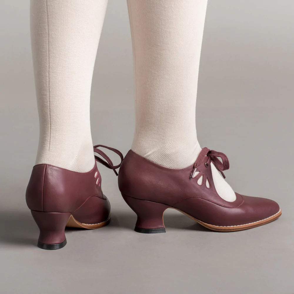 Orvindel | Women's Lace-Up Leather Heels Cut-Out - Image 13