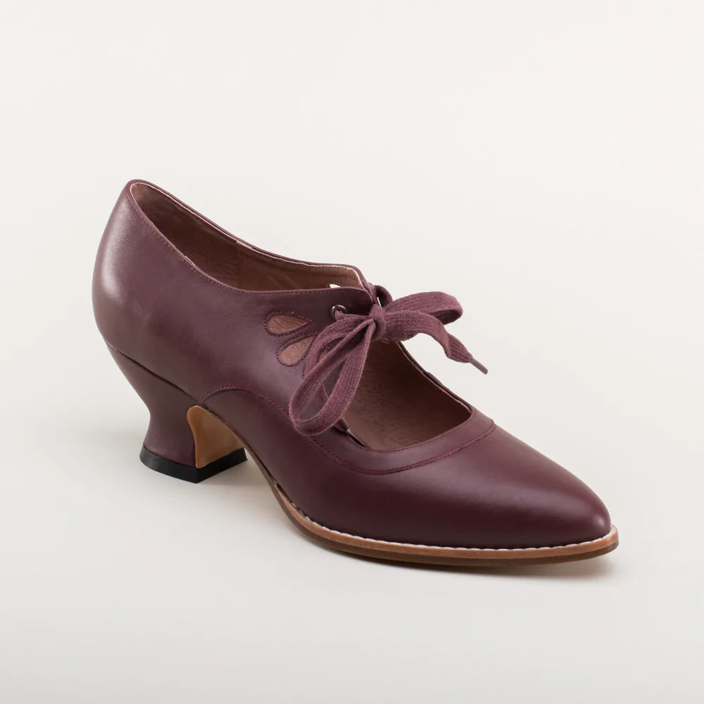 Orvindel | Women's Lace-Up Leather Heels Cut-Out - Image 15