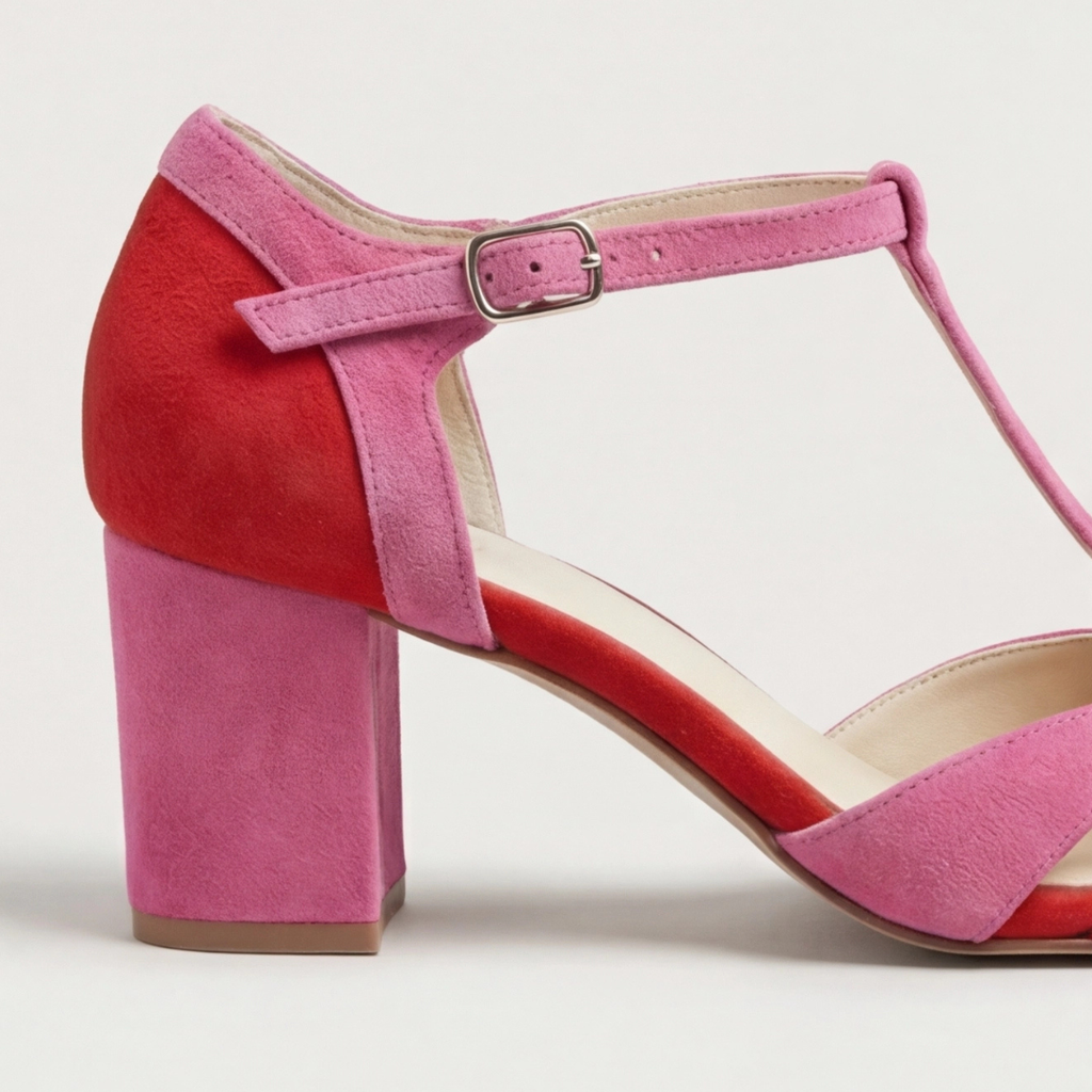 Rosayne | Women's Block Heel T-Bar Sandals - Image 7