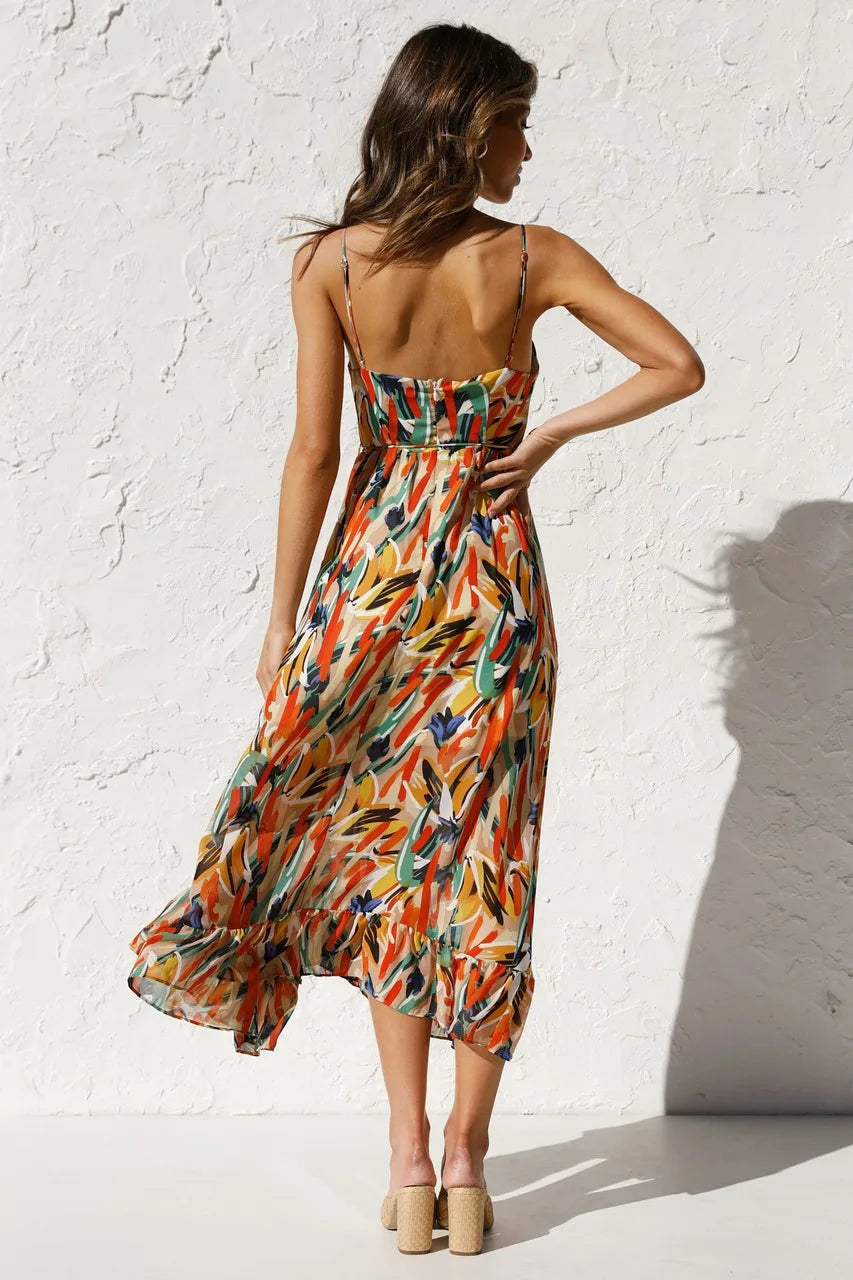 Selvorne | Women's Casual Summer Midi Dress - Image 2