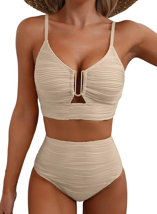 Selvorne | Women's High-Waist Bikini Set - Black - Image 19
