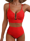 Selvorne | Women's High-Waist Bikini Set - Black - Image 5
