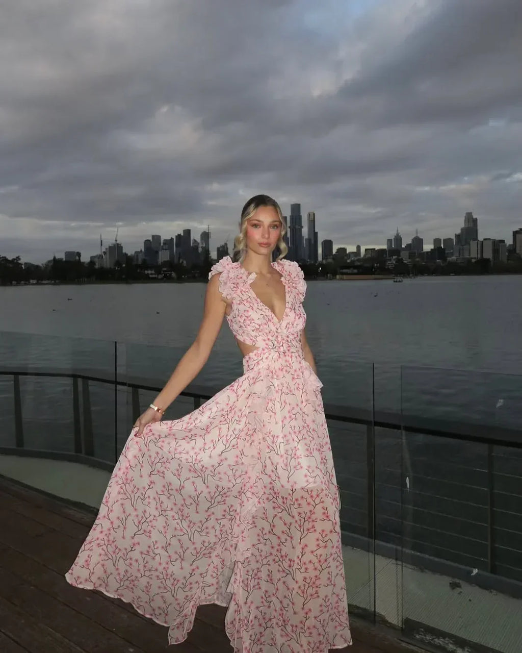 Solange | Women's Maxi Dress Cut-Out - Image 11
