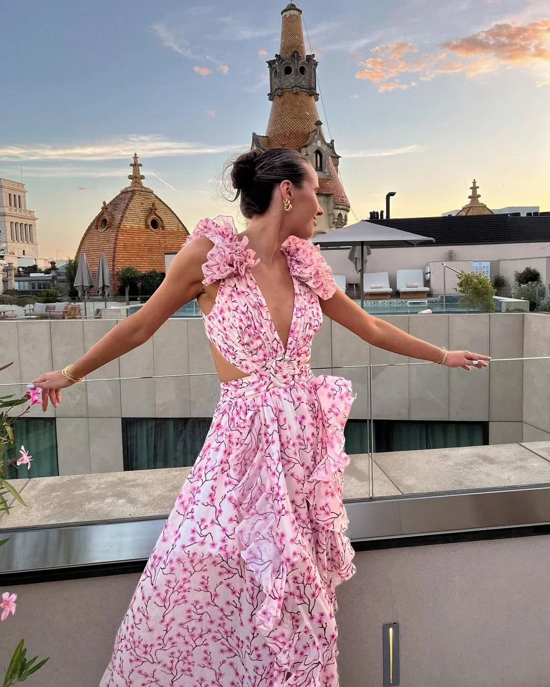 Solange | Women's Maxi Dress Cut-Out - Image 8