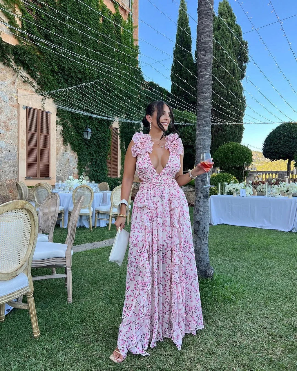 Solange | Women's Maxi Dress Cut-Out - Image 9