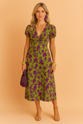 Solveig | Women's Midi Dress - Image 2