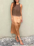 Tamara | Women's Sleeveless Ombre Maxi Dress - Image 1