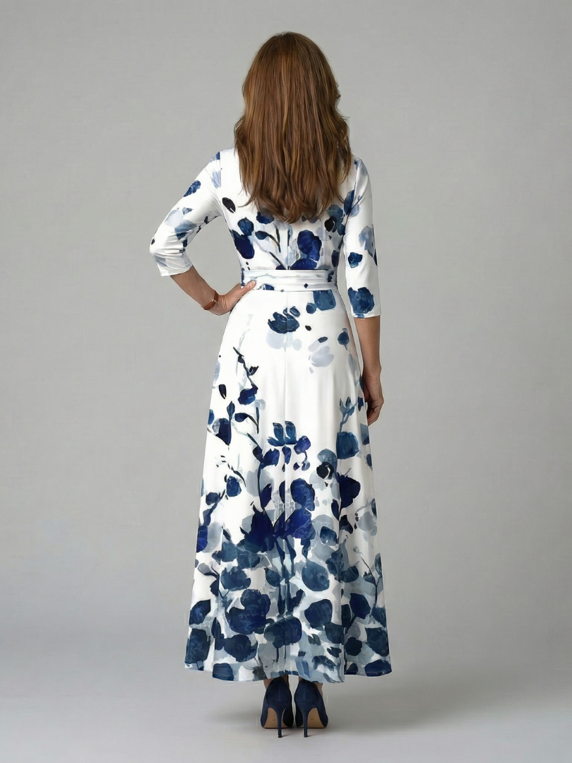 Tavona | Women's Midi Wrap Dress - Image 17