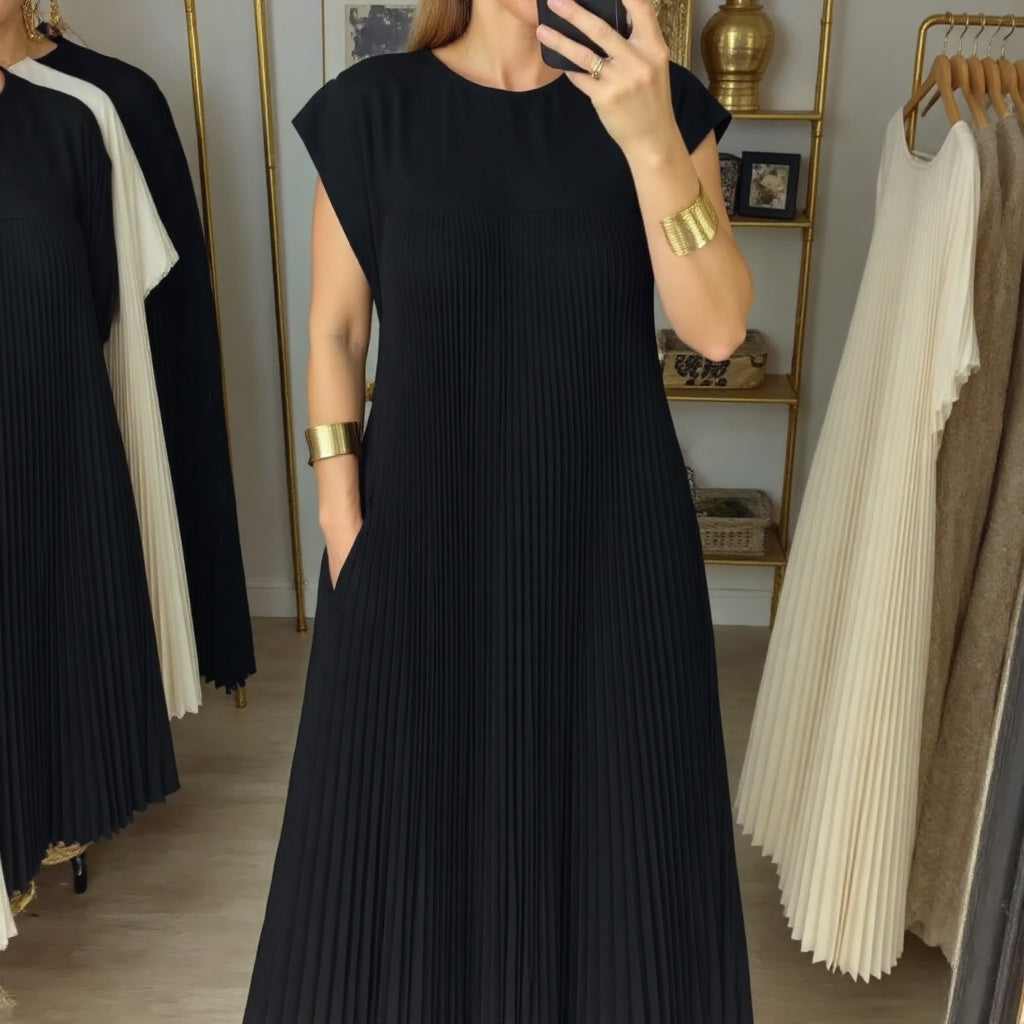 Telvaine | Women's Pleated Maxi Dress - Image 11