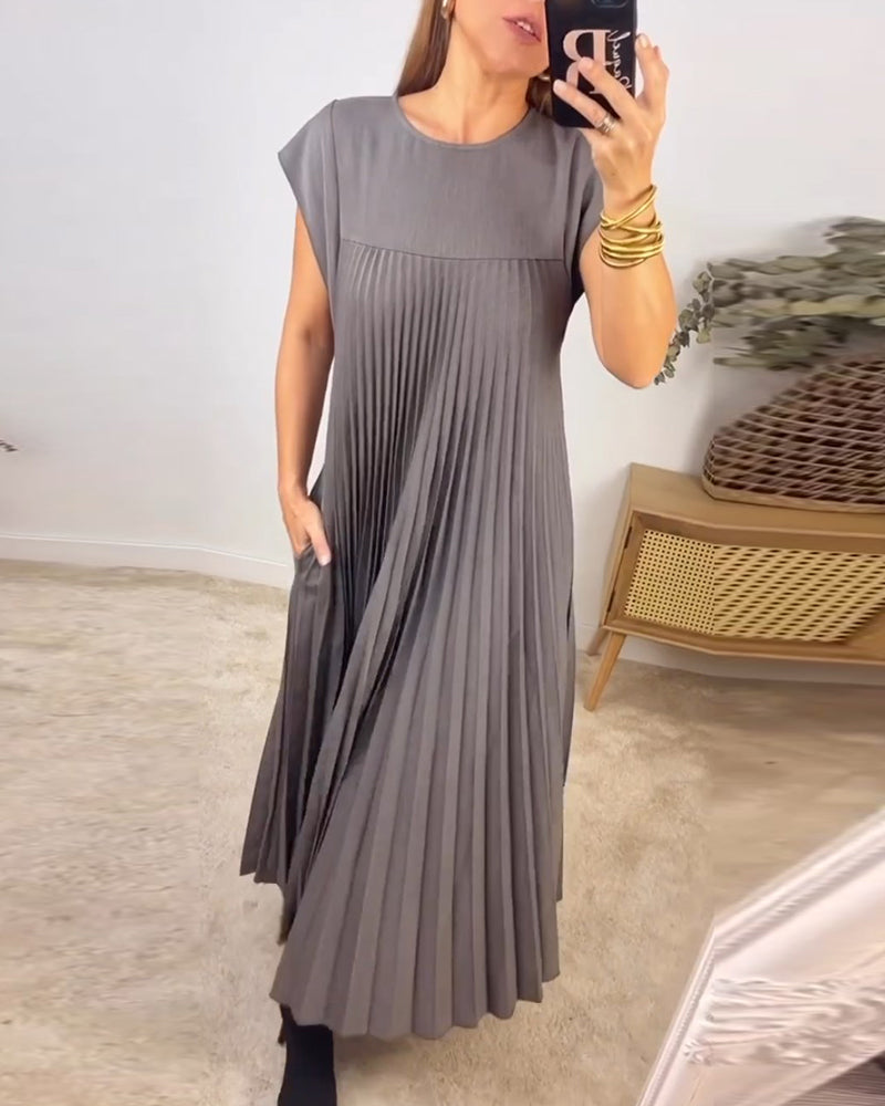 Telvaine | Women's Pleated Maxi Dress - Image 6