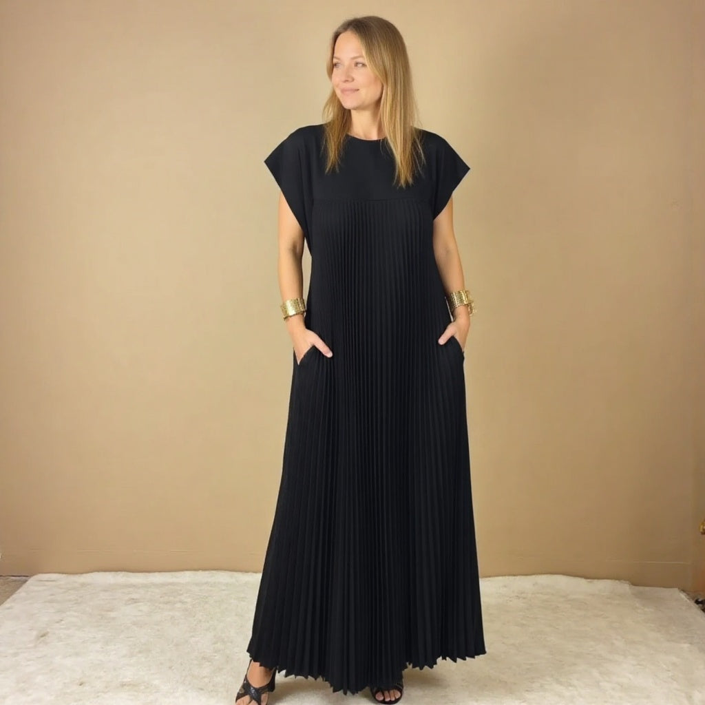 Telvaine | Women's Pleated Maxi Dress - Image 9